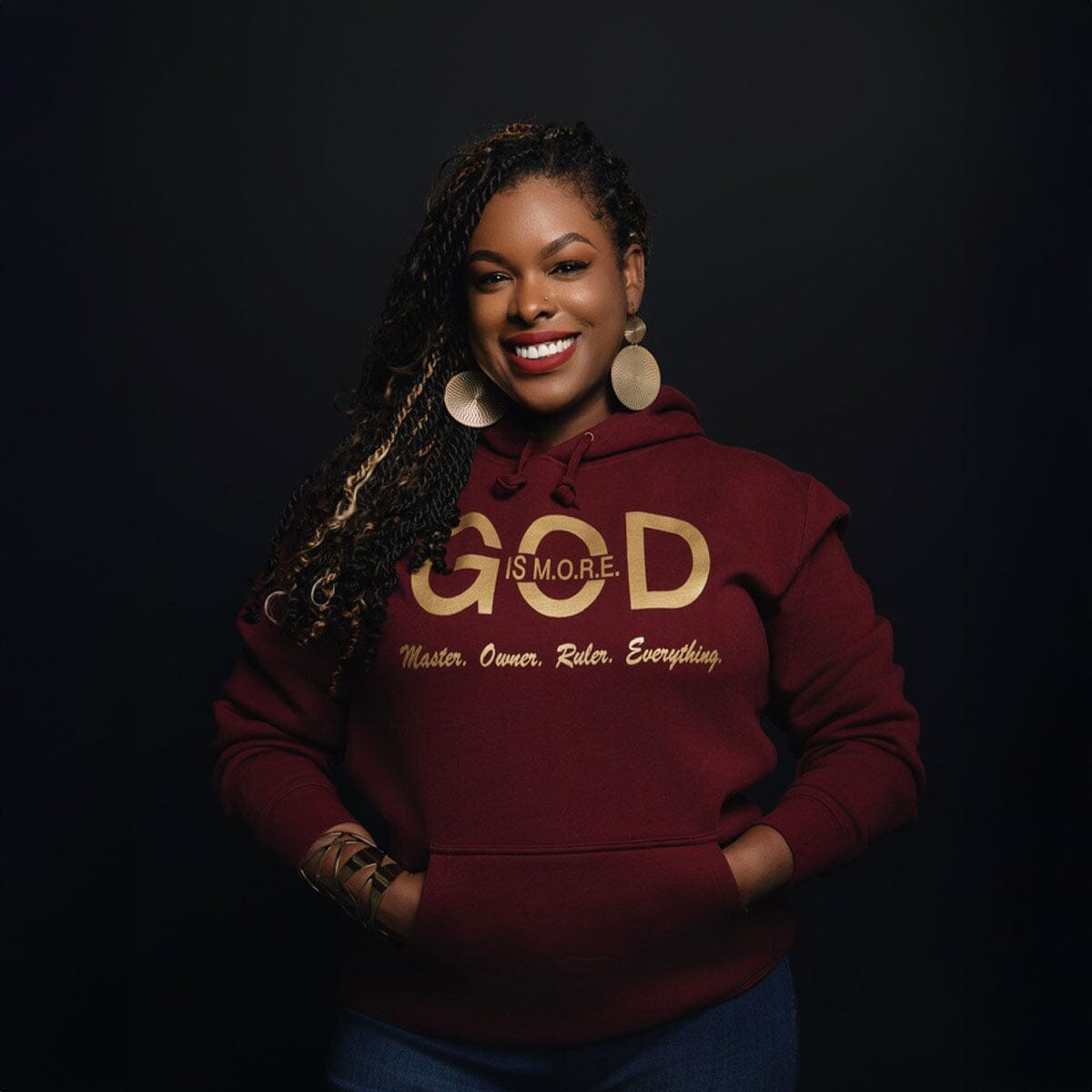 Royalty Hoodie GOD IS MORE.
