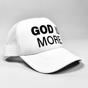 GOD IS MORE™ Trucker Hat White