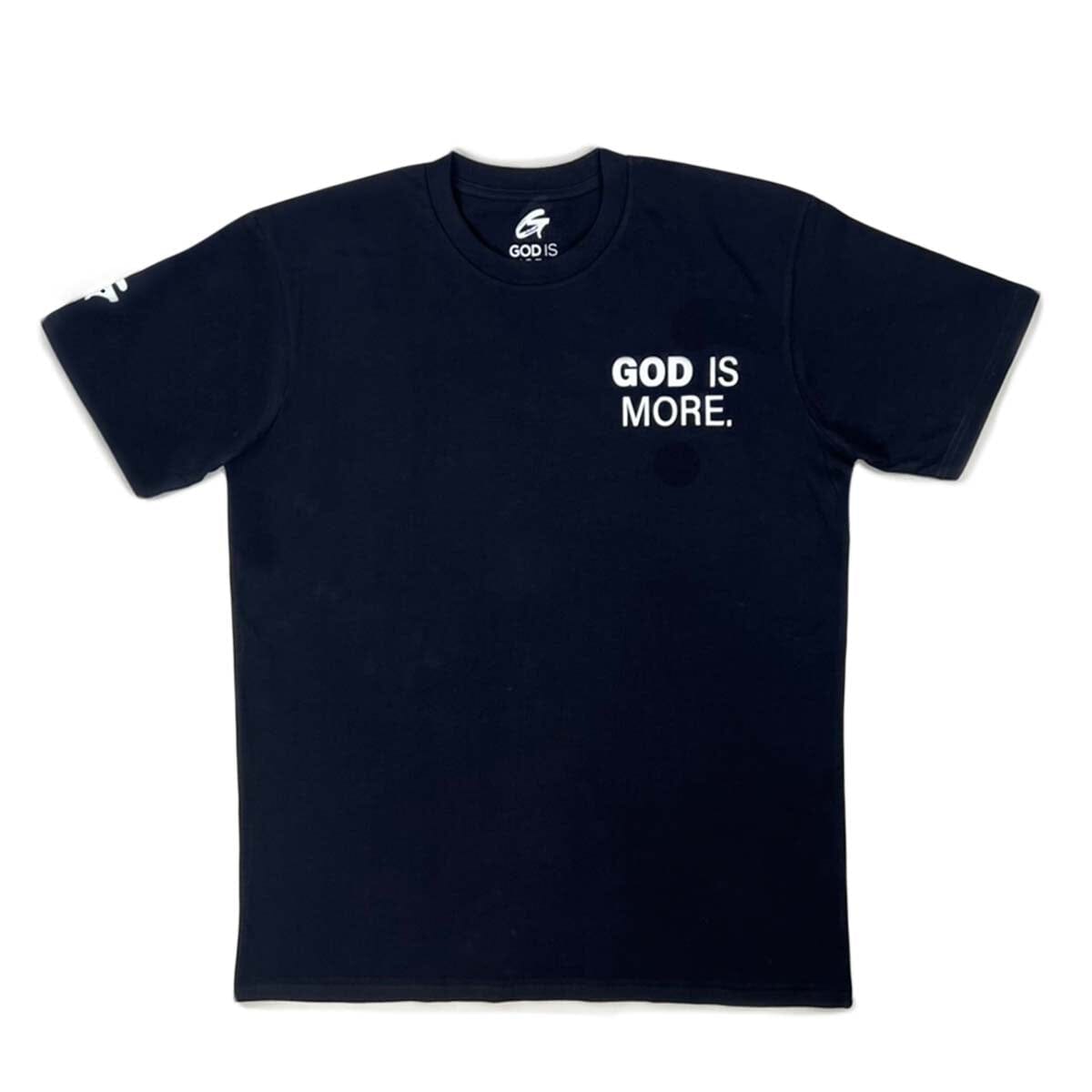 Foundation Tee Black GOD IS MORE. 