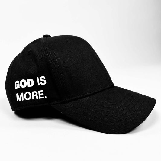 GOD IS MORE™ Logo Hat Black