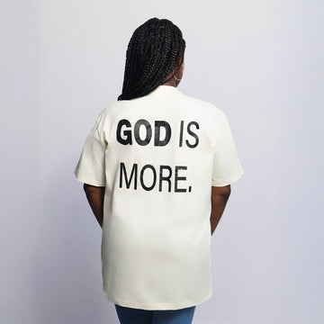 Trademark Tee Cream GOD IS MORE. 