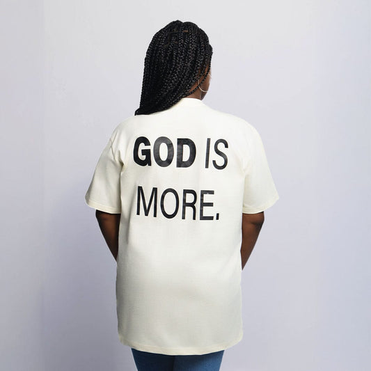 Trademark Tee Cream GOD IS MORE. 