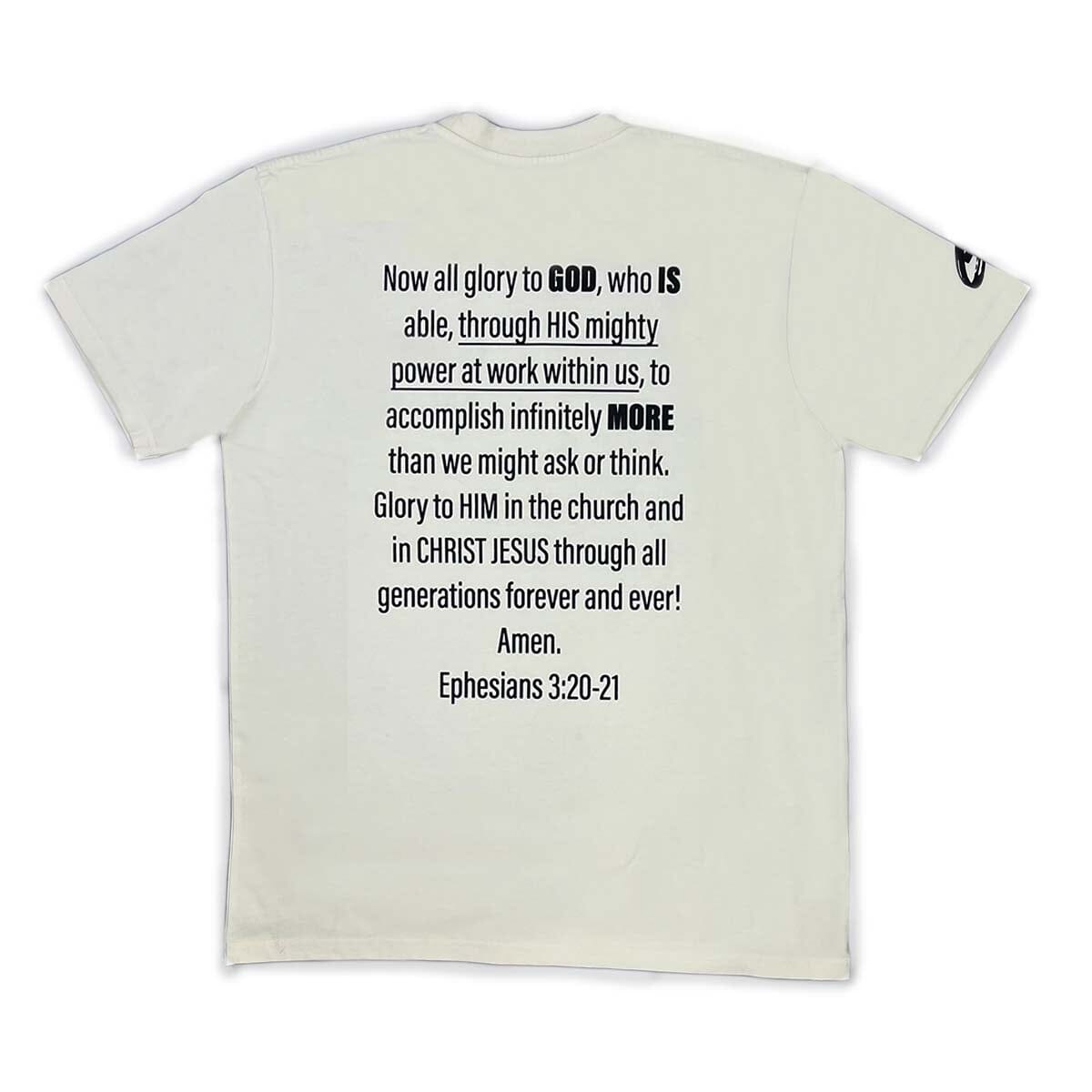 Definitive Tee Cream GOD IS MORE. 