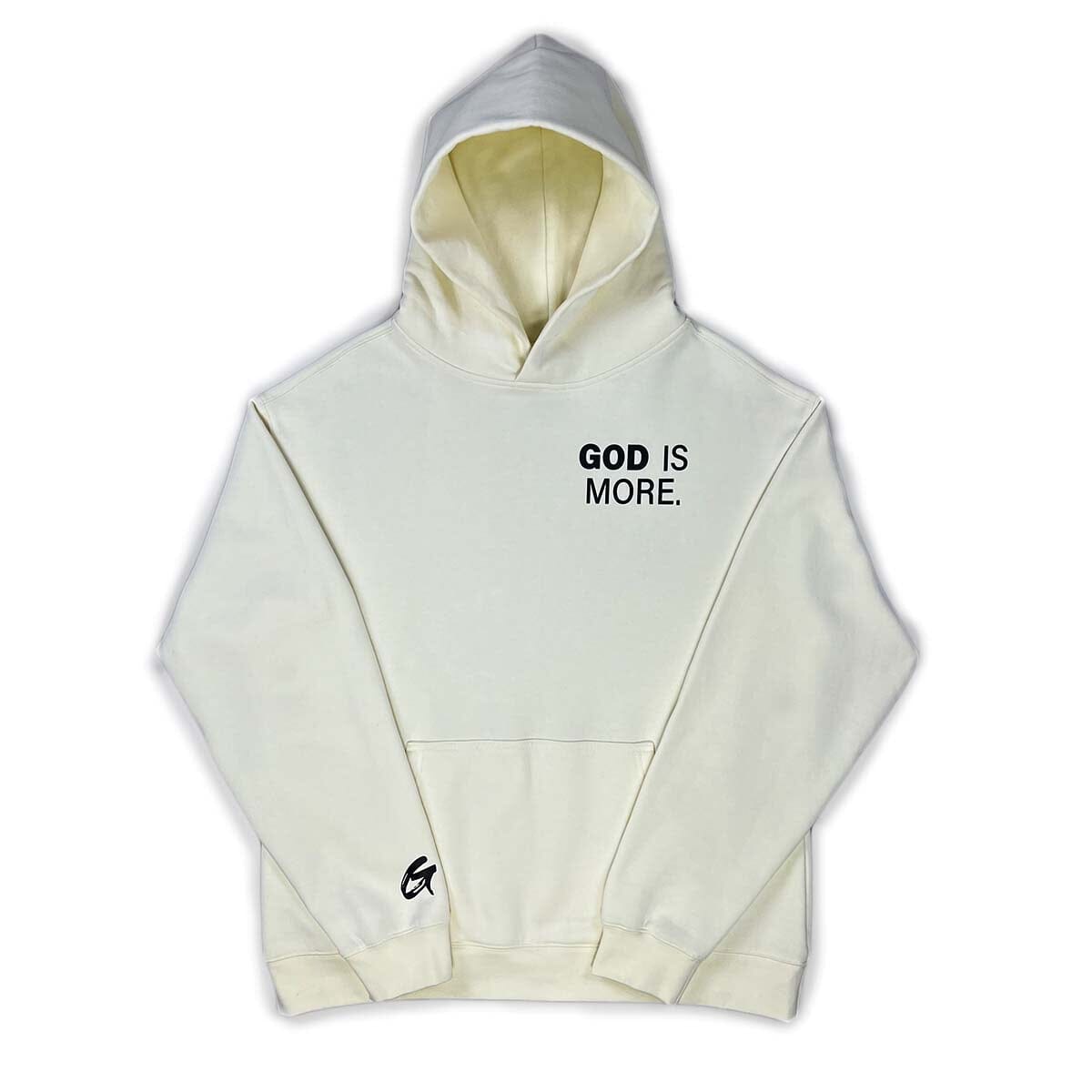 Foundation Hoodie Cream GOD IS MORE. 