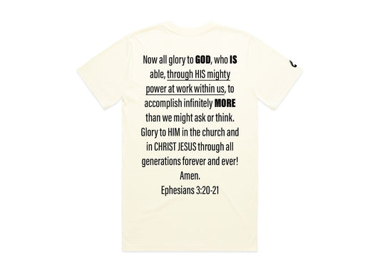 Definitive Tee Cream GOD IS MORE. 