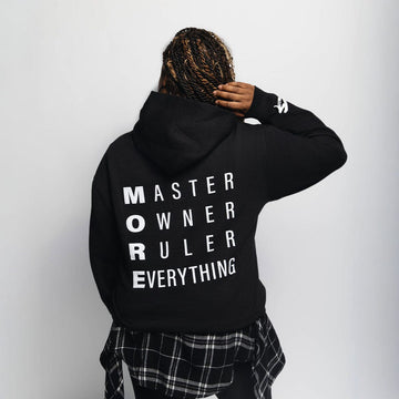 Foundation Hoodie Black GOD IS MORE. 