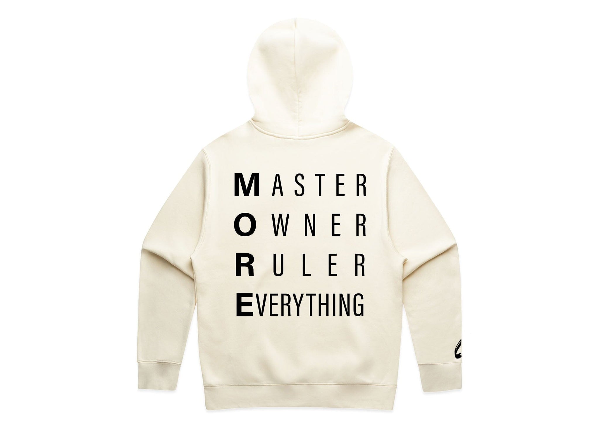 Foundation Hoodie Cream GOD IS MORE. 