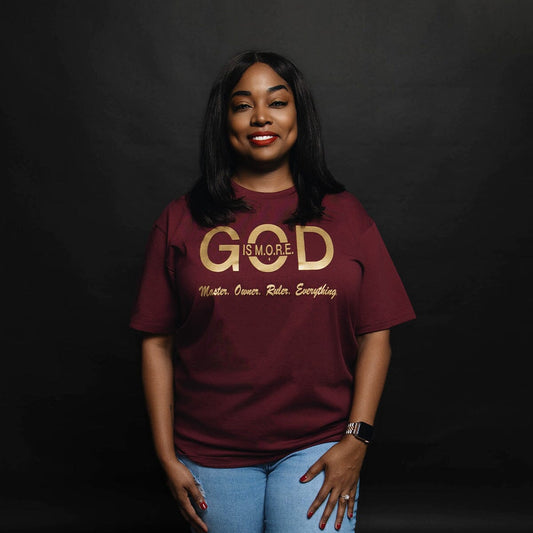 Royalty Tee GOD IS MORE. 