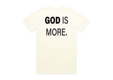Trademark Tee Cream GOD IS MORE. 