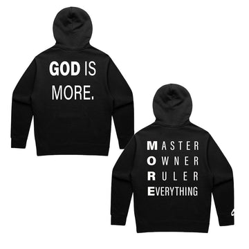 Trademark + Foundation Hoodie Black Bundle GOD IS MORE. 