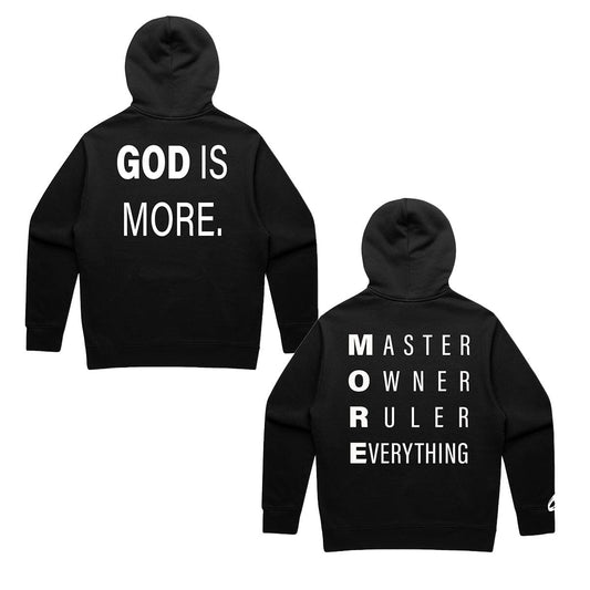 Trademark + Foundation Hoodie Black Bundle GOD IS MORE. 