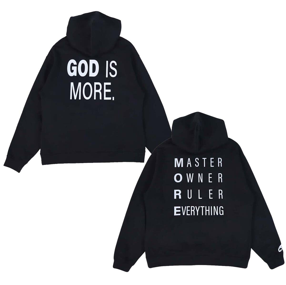 Trademark + Foundation Hoodie Black Bundle GOD IS MORE. 