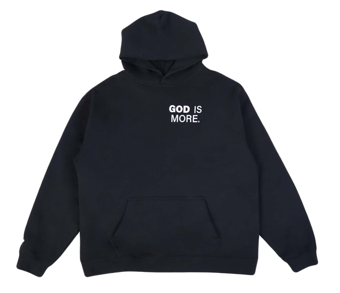 Foundation Hoodie Black GOD IS MORE. 