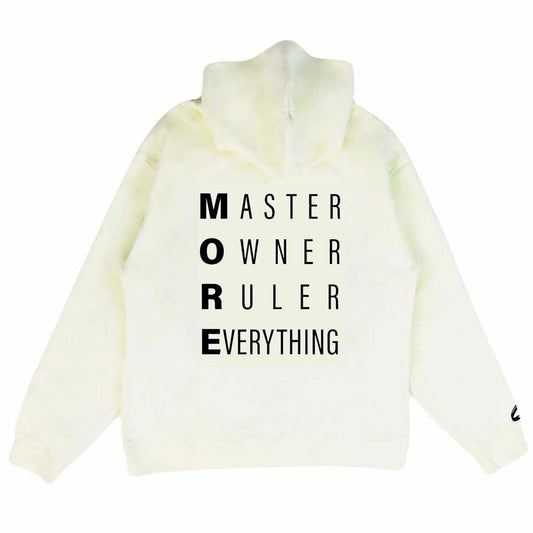 Foundation Hoodie Cream GOD IS MORE. 