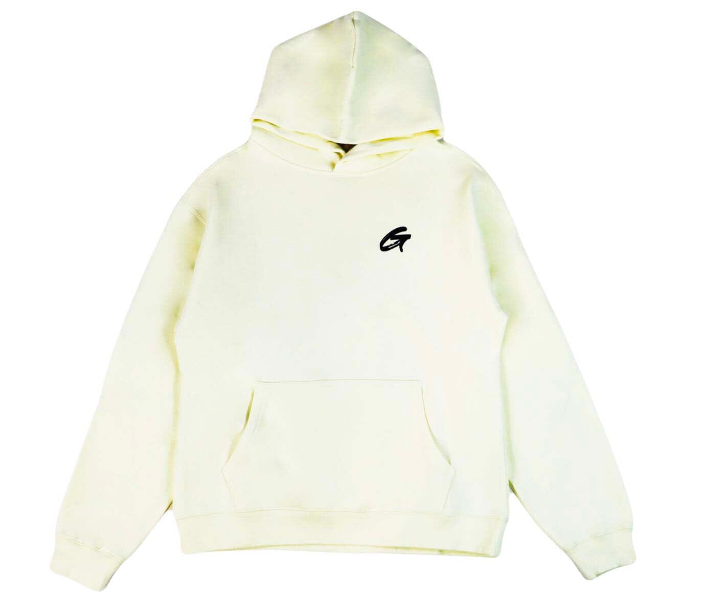 Trademark Hoodie Cream GOD IS MORE. 